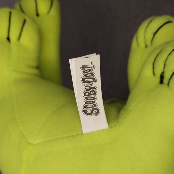 Scooby-Doo 12" Neon Fluorescent Green Stuffed Plush Animal Toy Factory Stuffie - Picture 6 of 9